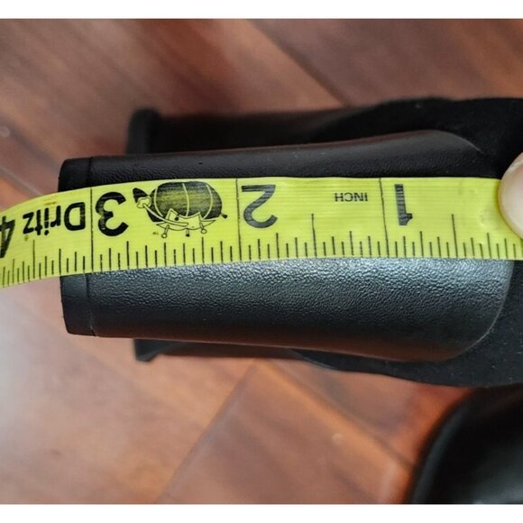 Stuart Weitzman Harper 80 Black Leather Booties Size 7.5 M - Picture 12 of 14